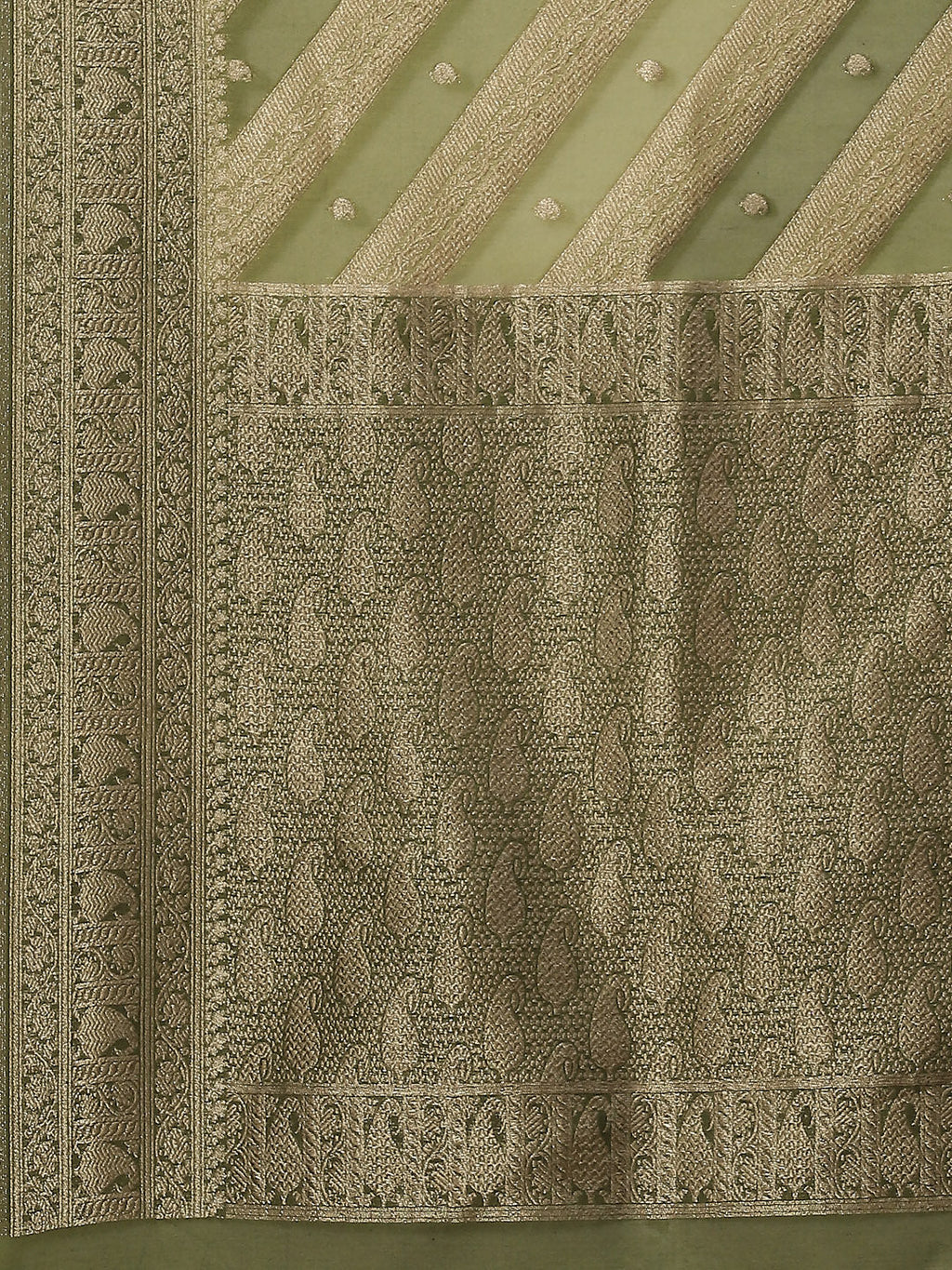 Zari Jaal Cotton Woven Saree