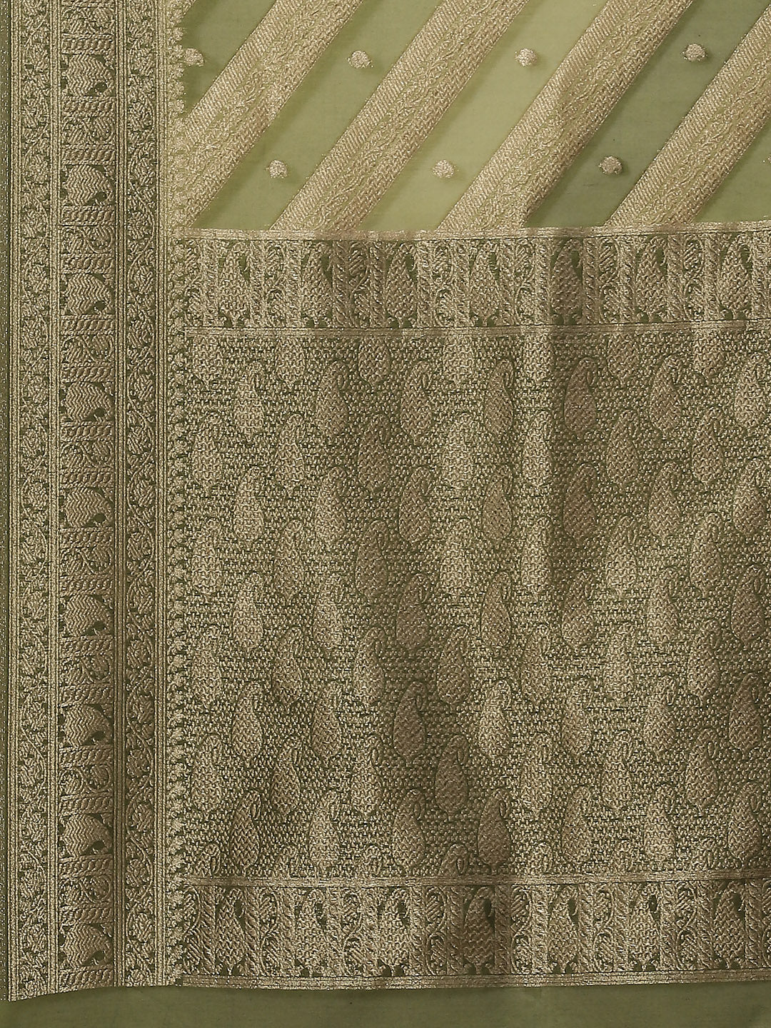 Zari Jaal Cotton Woven Saree