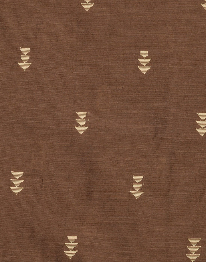 Embroidered Chanderi Suit Piece With Dupatta
