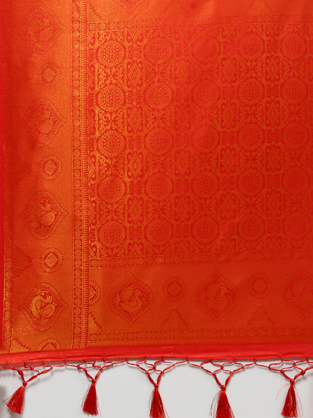 Brocade Zari Jaal Handloom Woven Saree