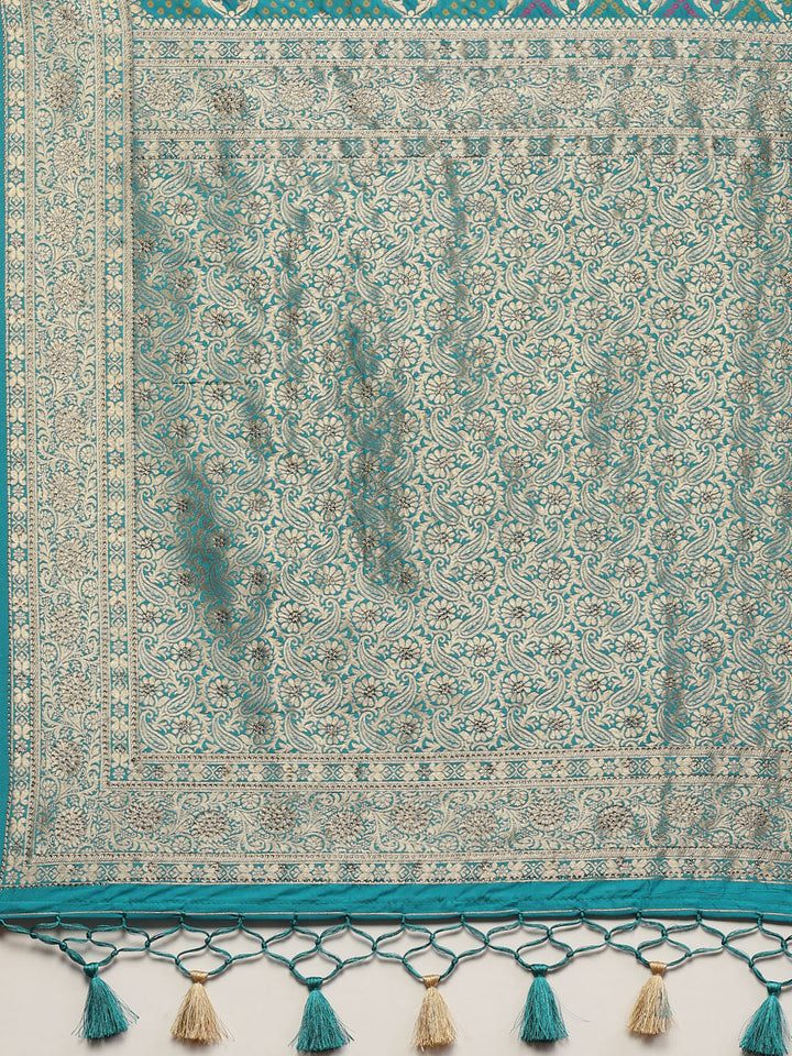 Woven Banarasi Art Handloom Saree