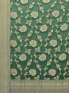 Floral Zari Jaal Georgette Woven Saree
