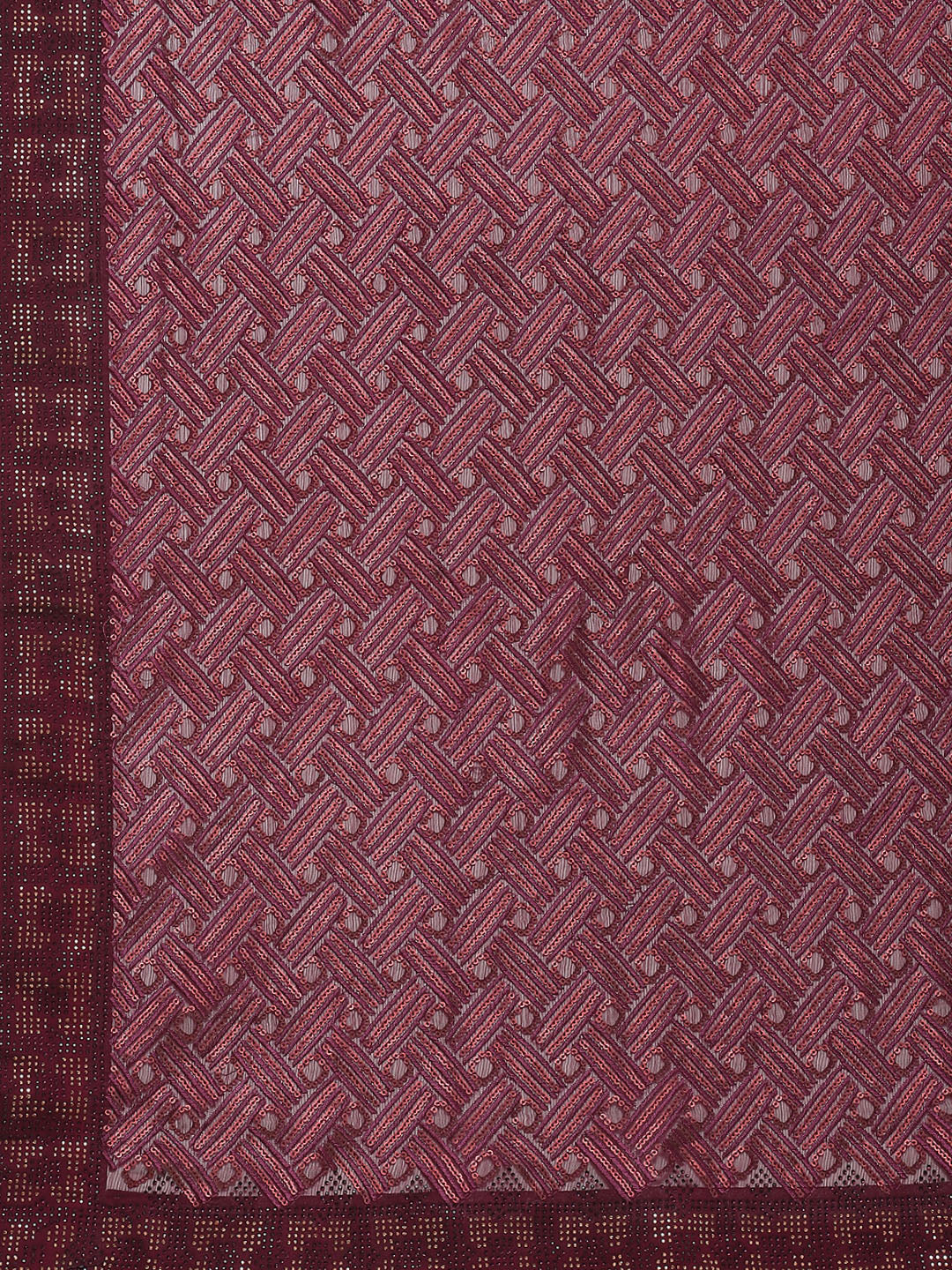 Resham Embroidered Chiffon Saree