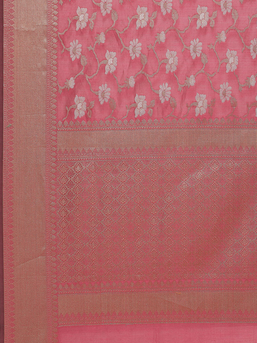 Zari Jaal Woven Cotton Saree