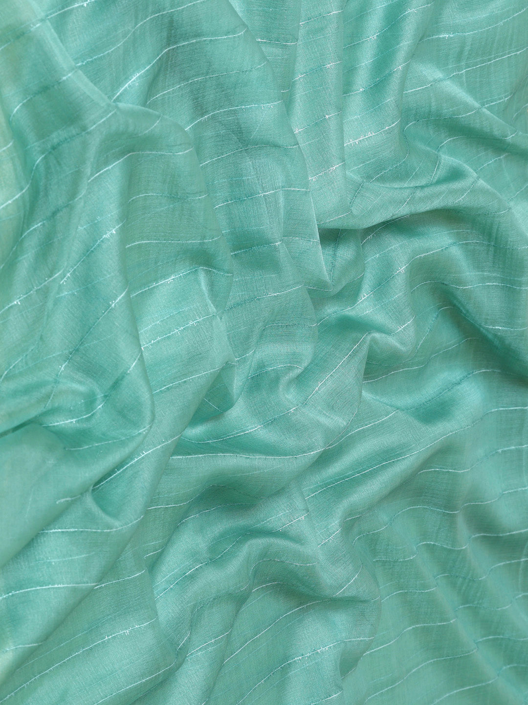 Plain Zari Border Organza Saree