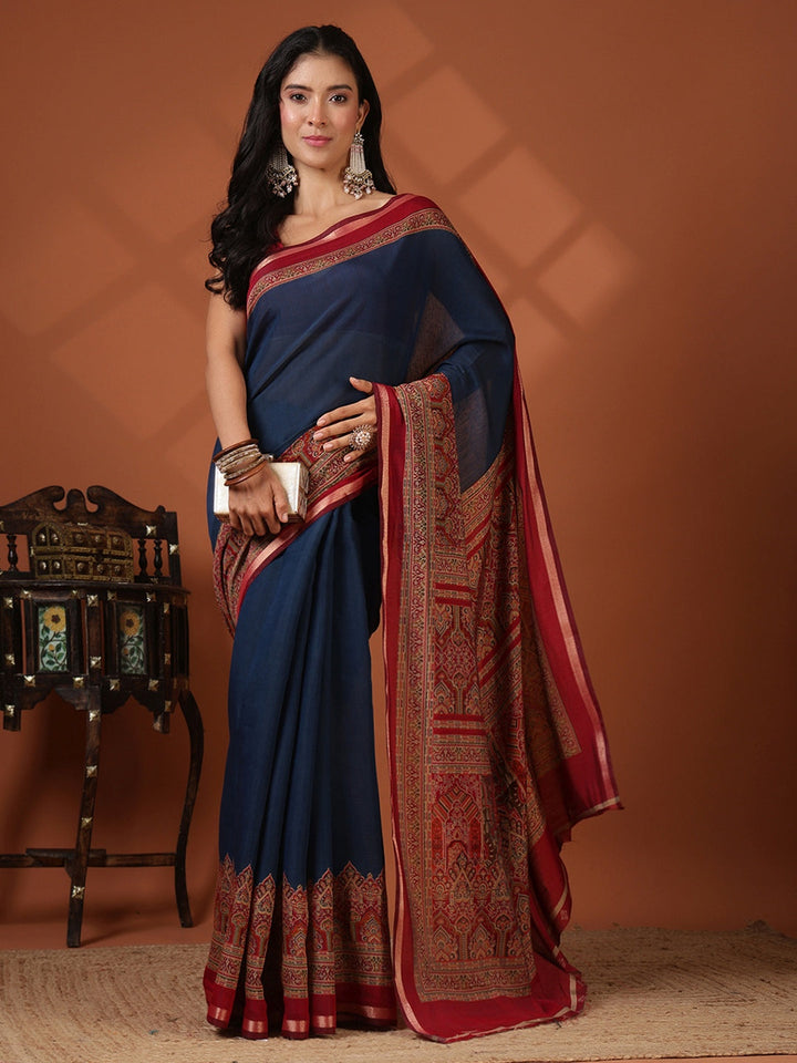 Printed Art Silk Saree