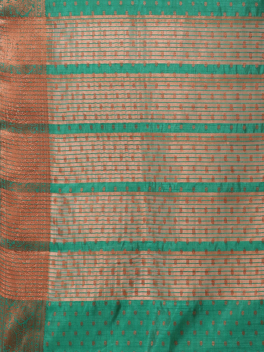 Zari Booti Woven Handloom Saree