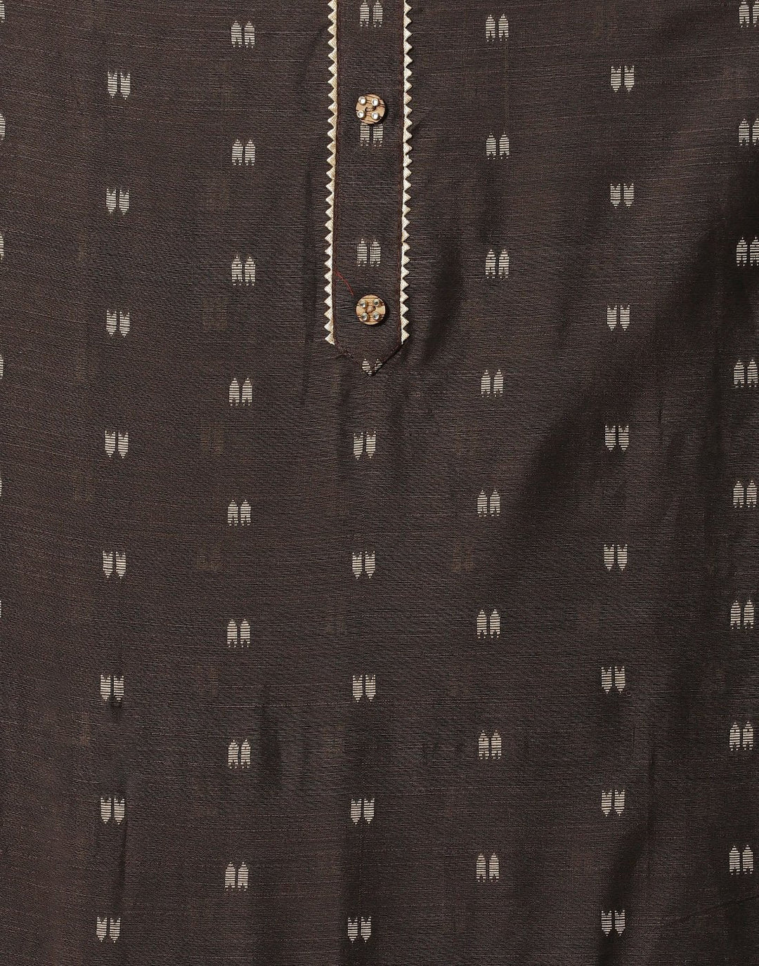 Printed Chanderi Suit Piece With Embroidered Dupatta