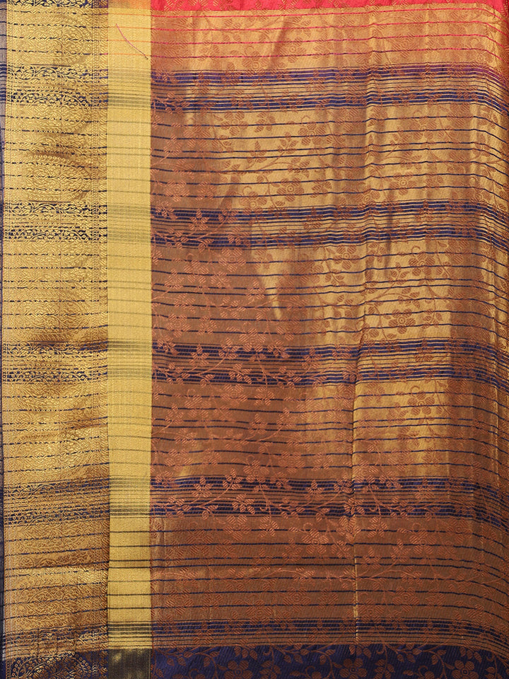 Resham Zari Border Handloom Woven Saree