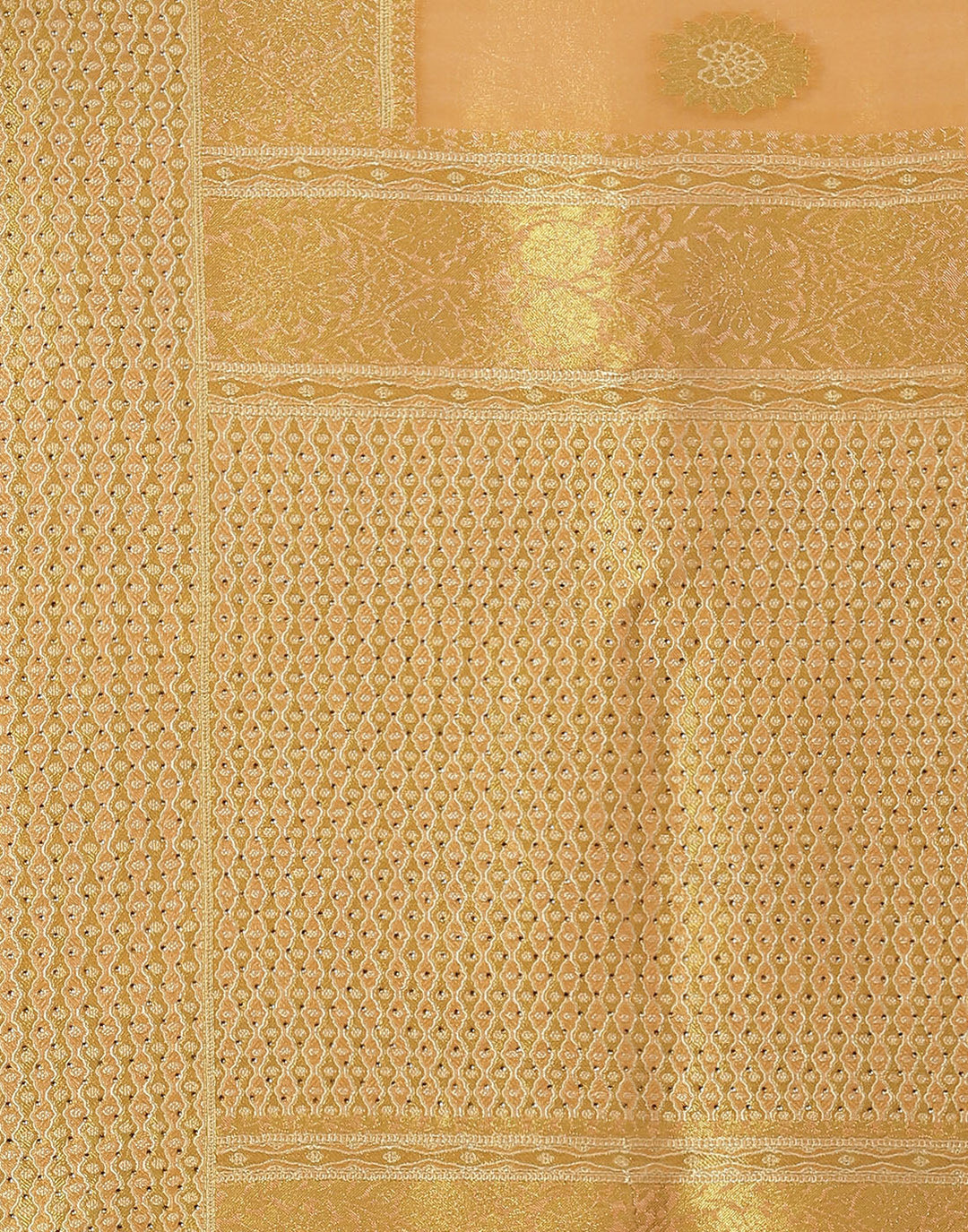 Embroidered Banarasi Kota Tissue Saree