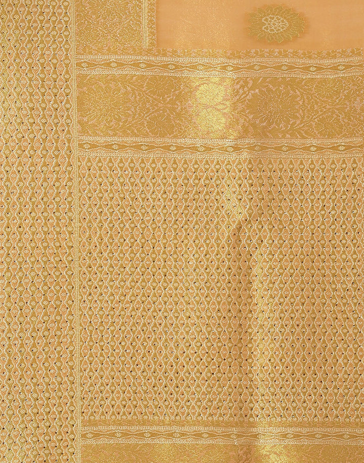 Embroidered Banarasi Kota Tissue Saree