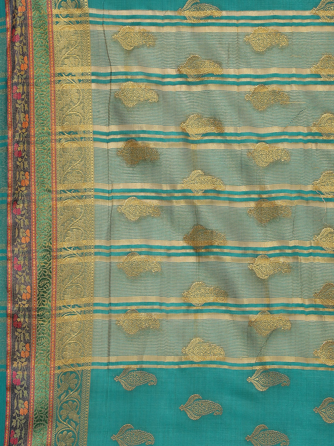 Zari Jaal Handloom Woven Saree
