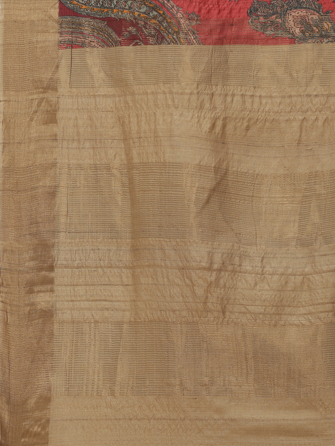 Printed Tussar Saree