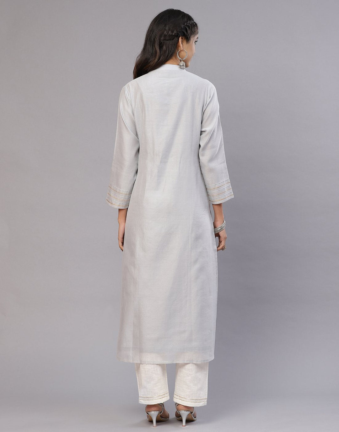 Aumre Chanderi Kurta