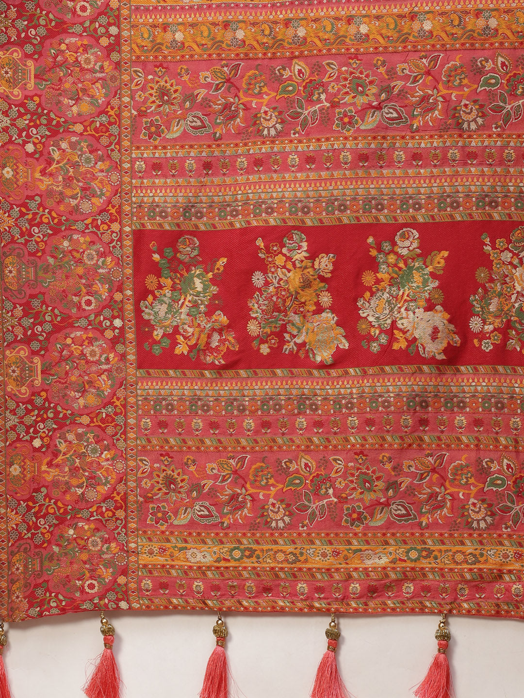 Zari Jaal Handloom Woven Saree