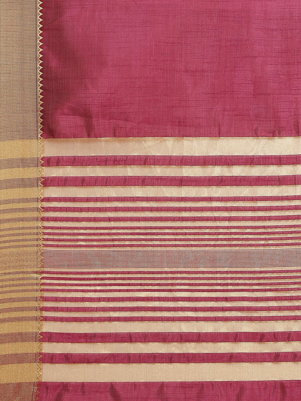 Plain Zari Border Art Handloom Woven Saree