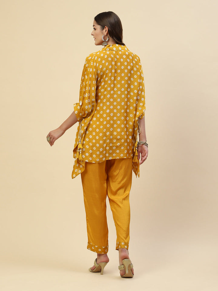 Printed Muslin Kurta With Pants