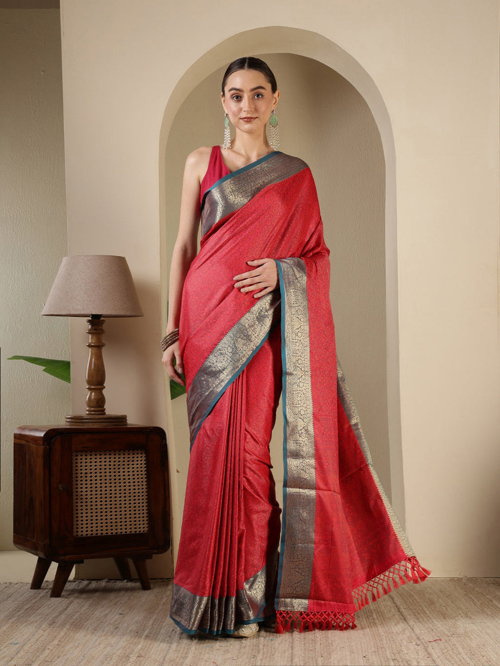 Woven Design Art Silk Saree