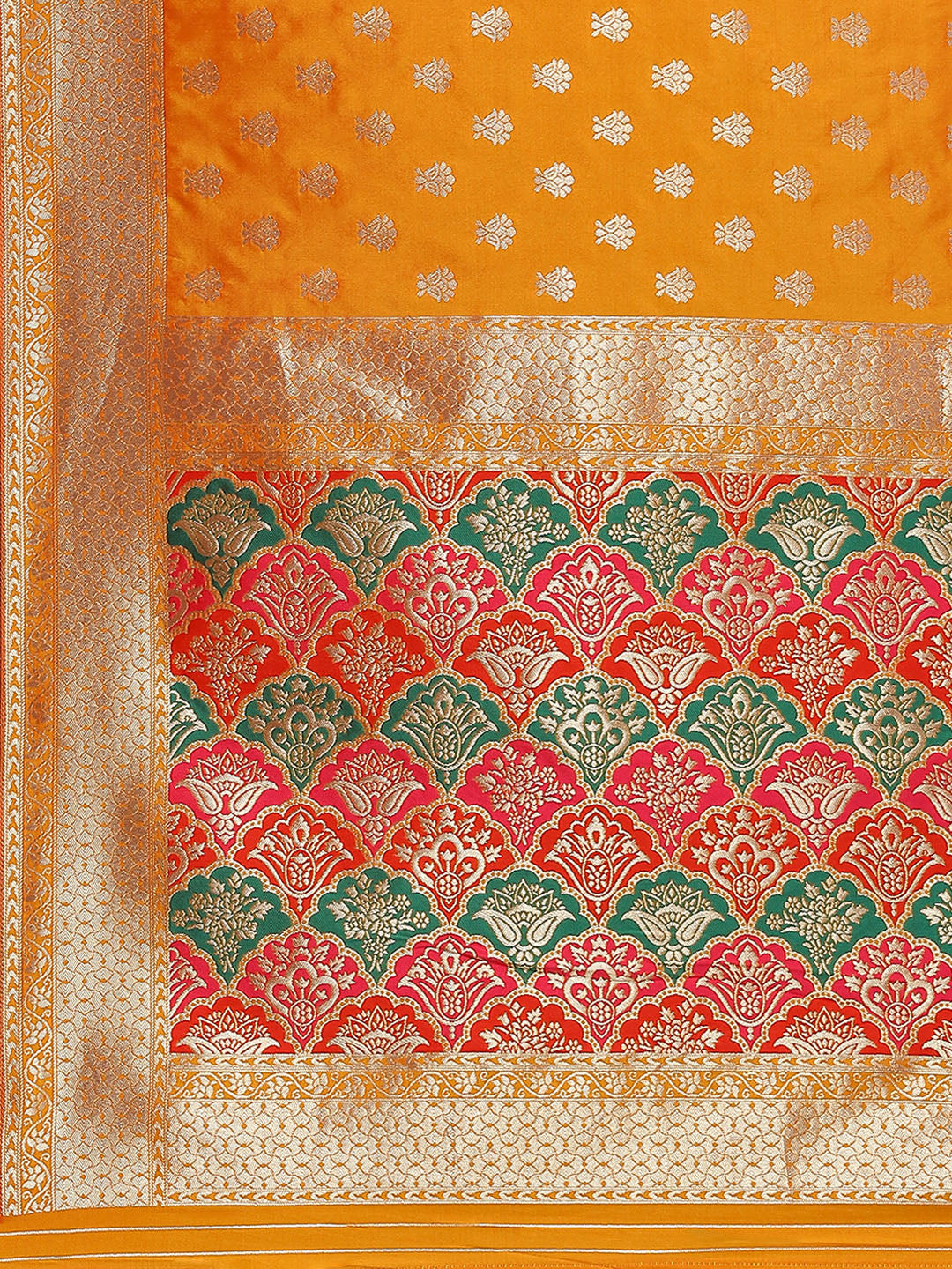 Zari Booti Woven Art Silk Banarsi Saree