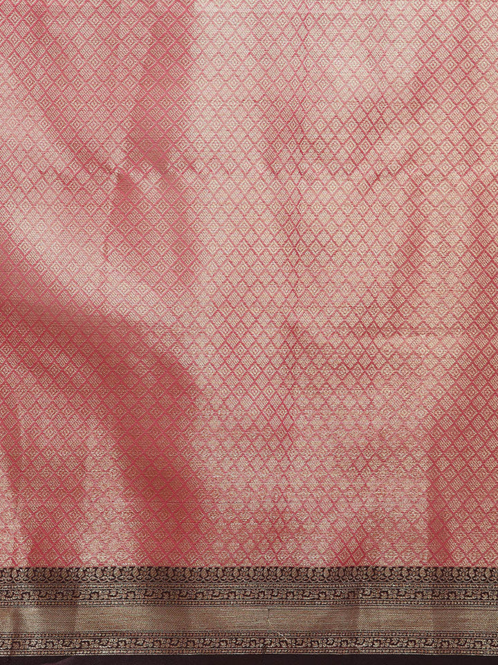 Resham Jaal Cotton Woven Saree