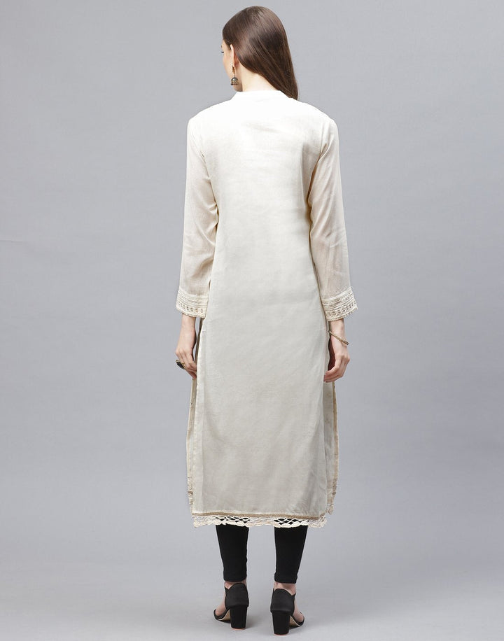 Cotton Cream Kurti