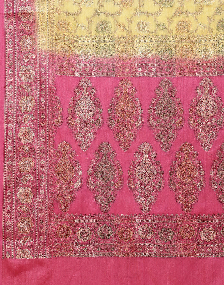 Resham Jaal Tussar Woven Saree