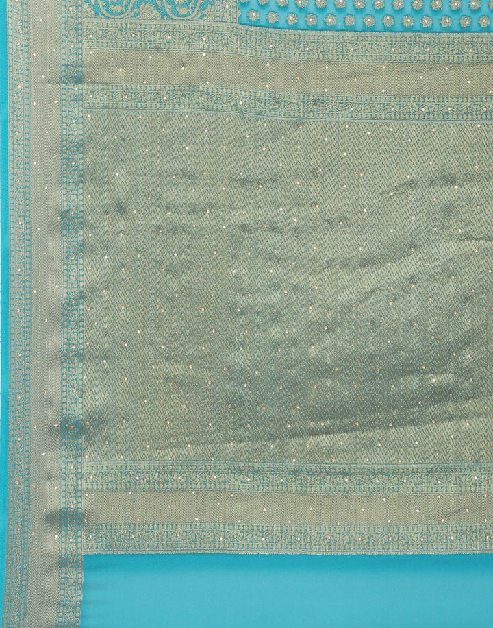 Art Chiffon Saree With Stone Work