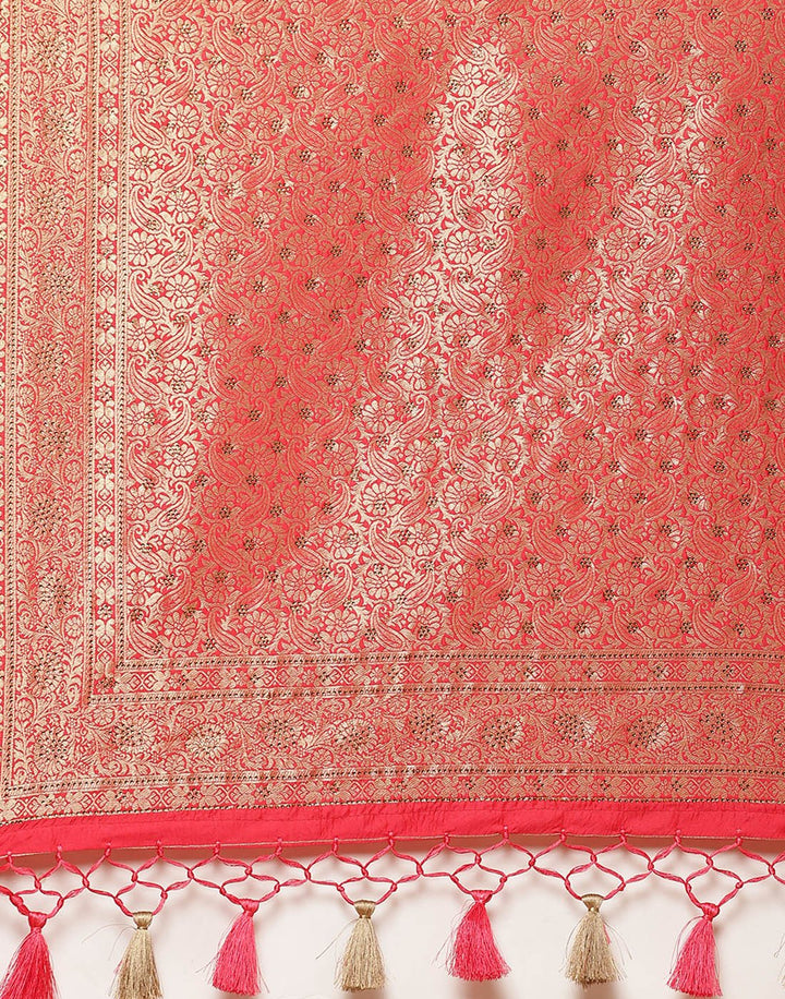 Woven Banarasi Art Handloom Saree