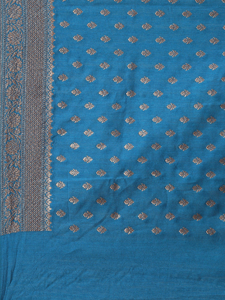 Antique Booti Banarasi Woven Saree