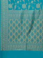 Floral Zari Jaal Handloom Woven Saree