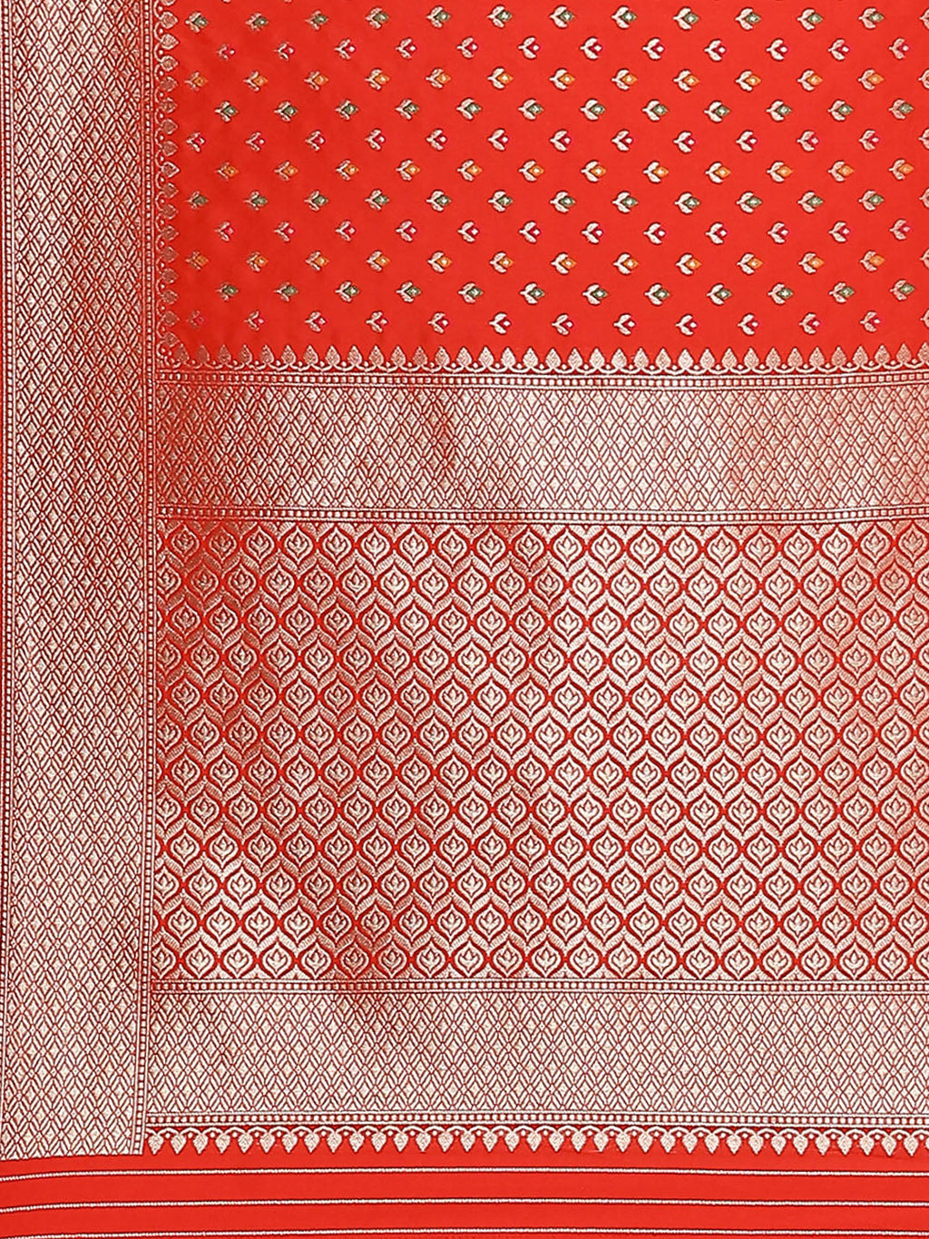Zari Booti Woven Art Silk Banarsi Saree