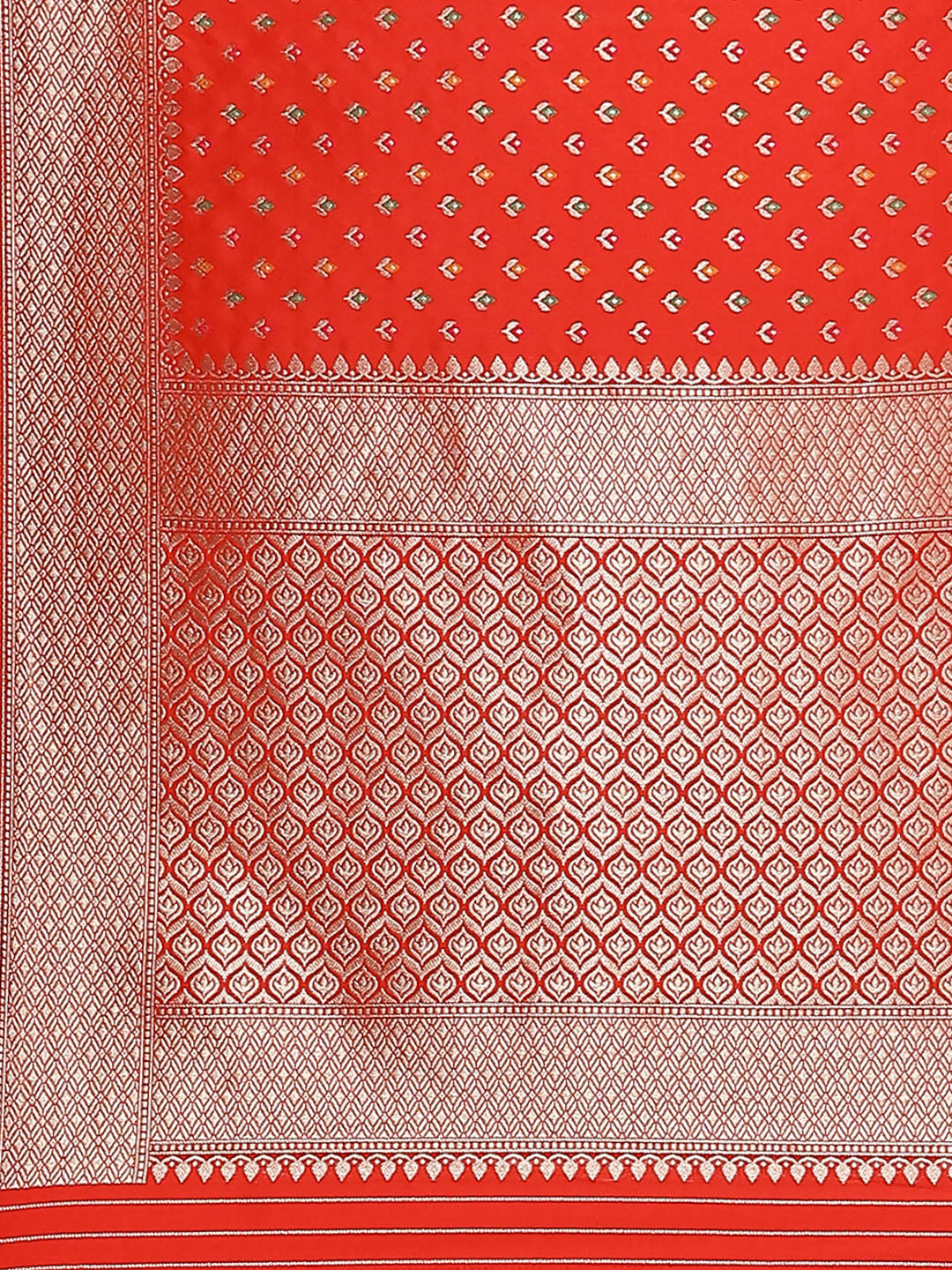 Zari Booti Woven Art Silk Banarsi Saree