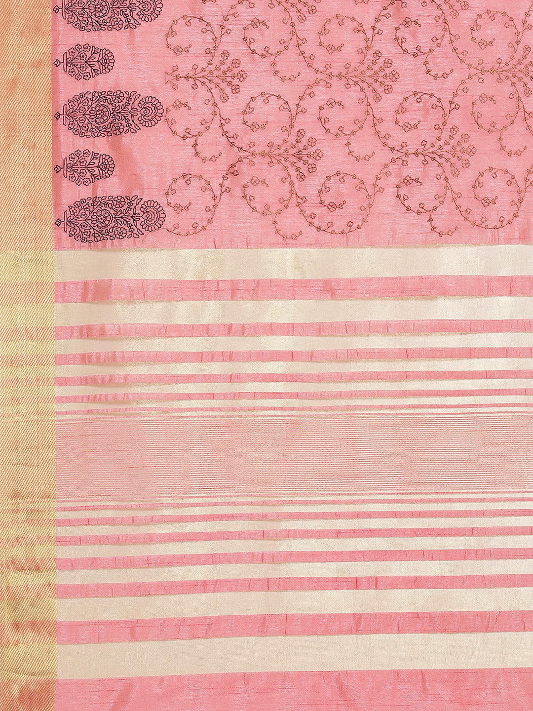 Zari Jaal Art Handloom Woven Saree