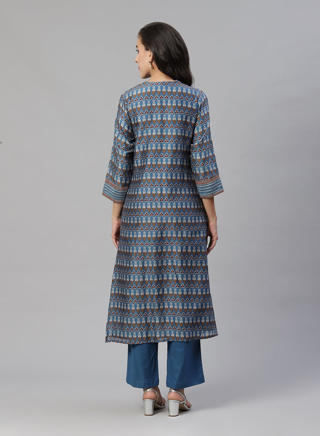 Printed Cotton Kurti With Pant