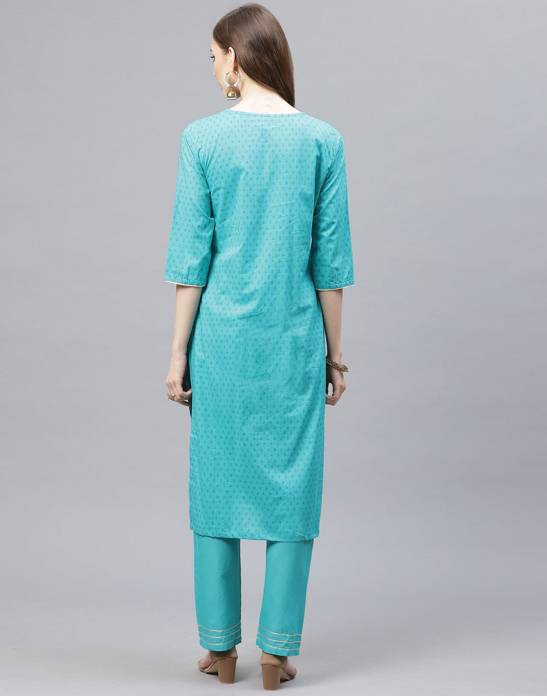 Cotton Kurti Palazzo Set
