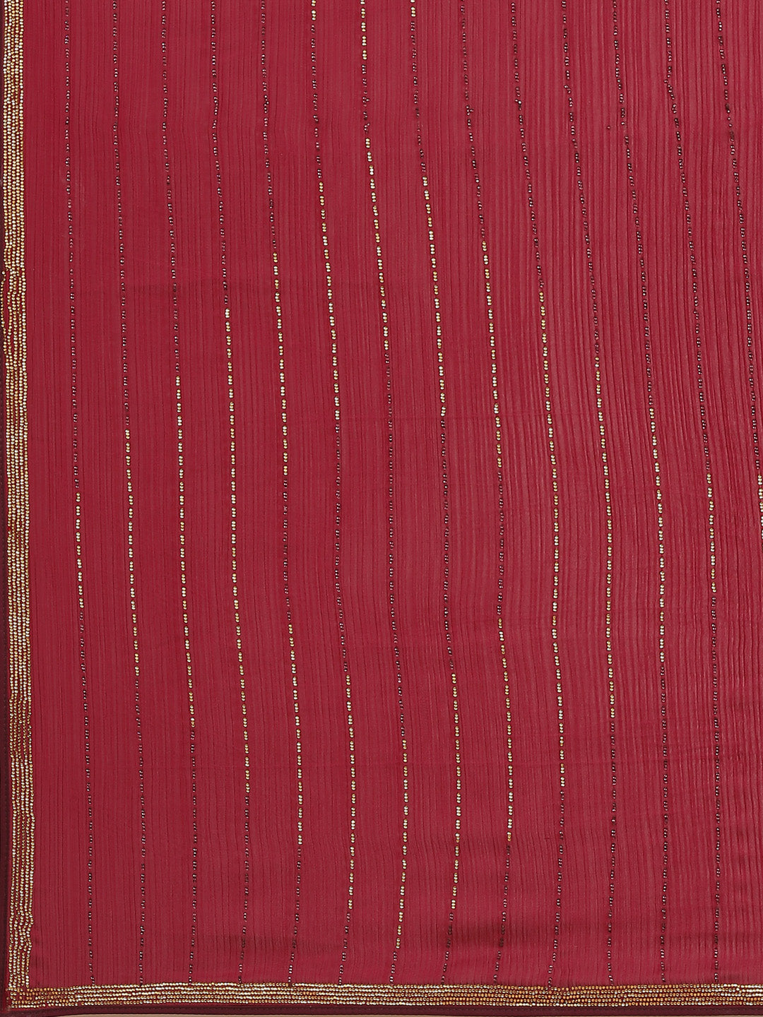 Stone Embroidered Chiffon Saree