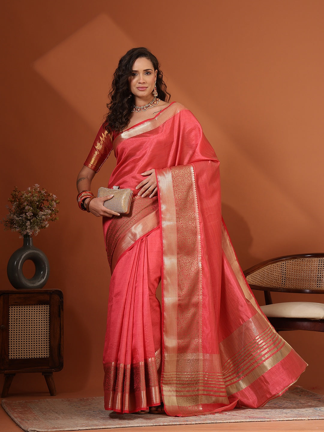 Woven Design Art Silk Saree