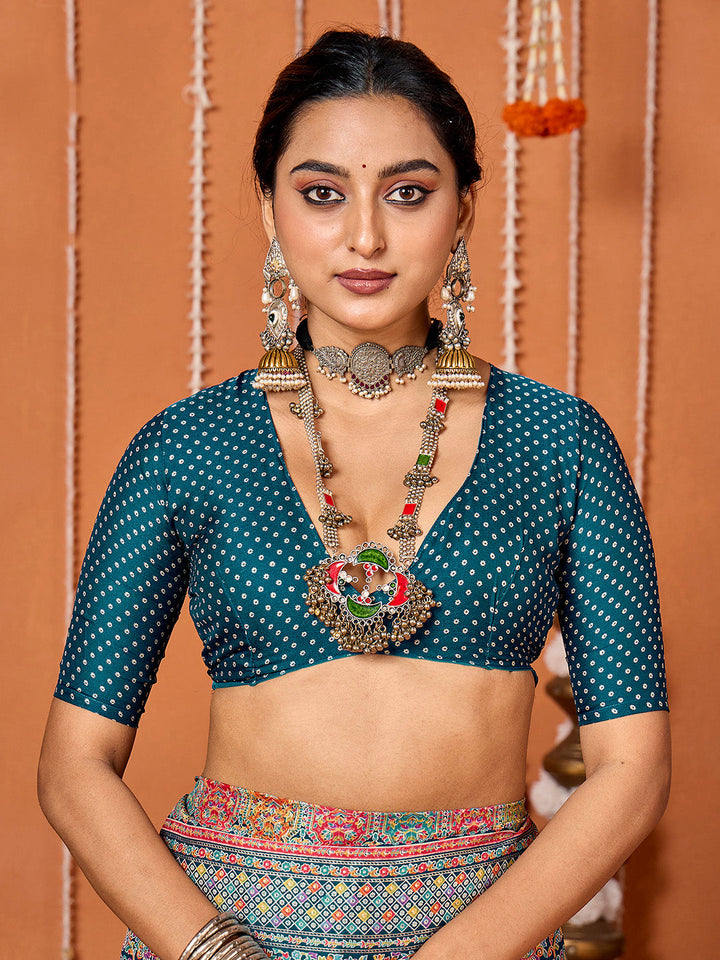 Printed Art Silk Saree