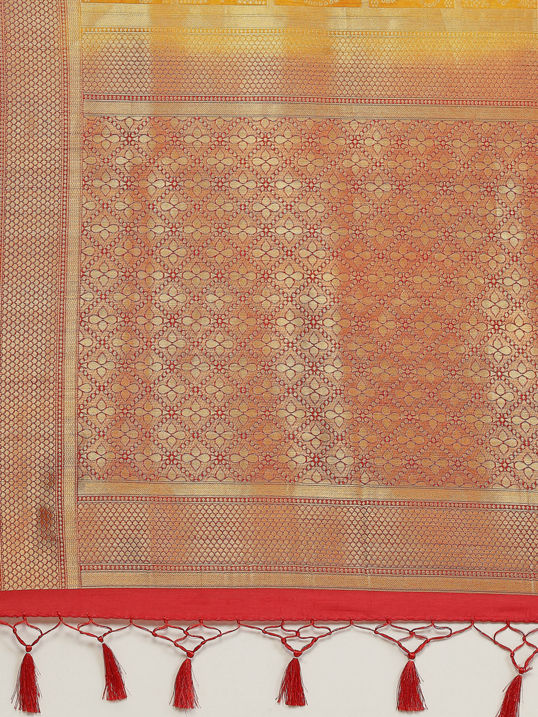 Bandhej Handloom Woven Saree
