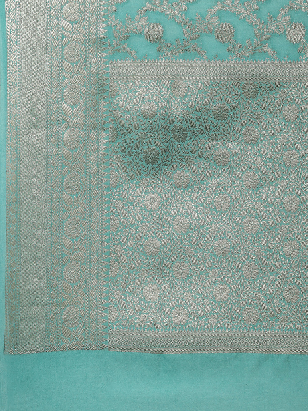 Zari Jaal Cotton Woven Saree
