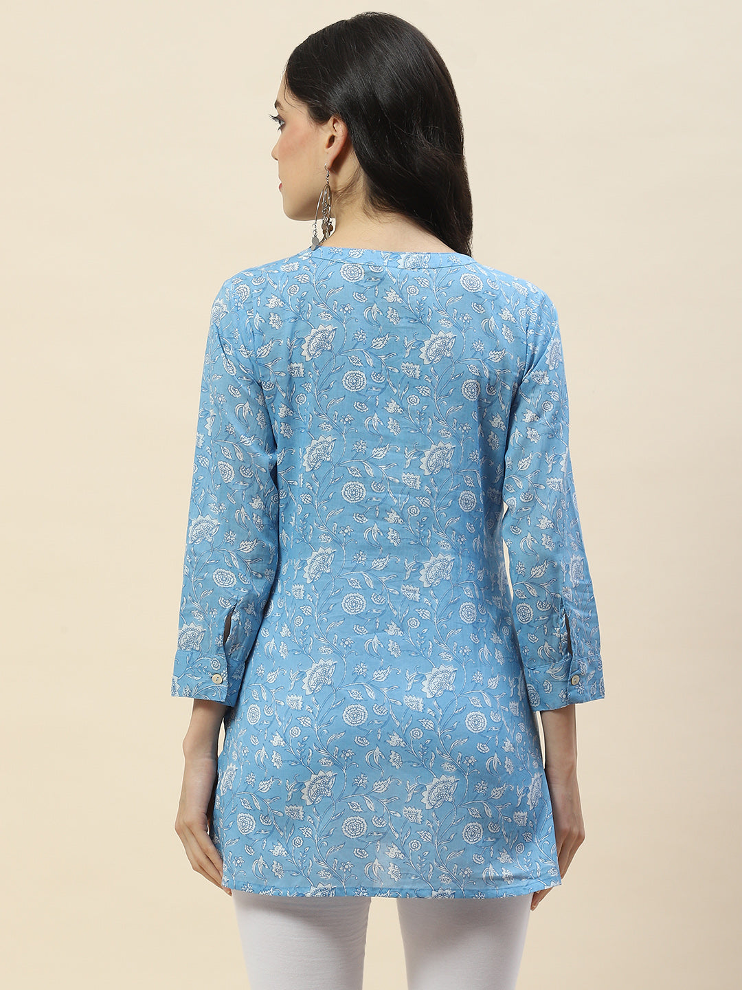 Printed Cotton Short Kurti
