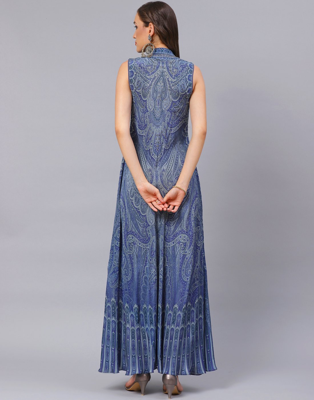 Blue and Pink Dress