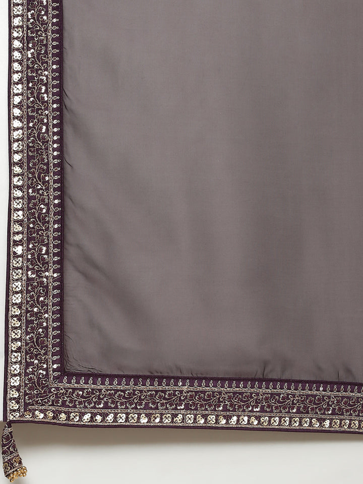 Embroidered Organza Saree