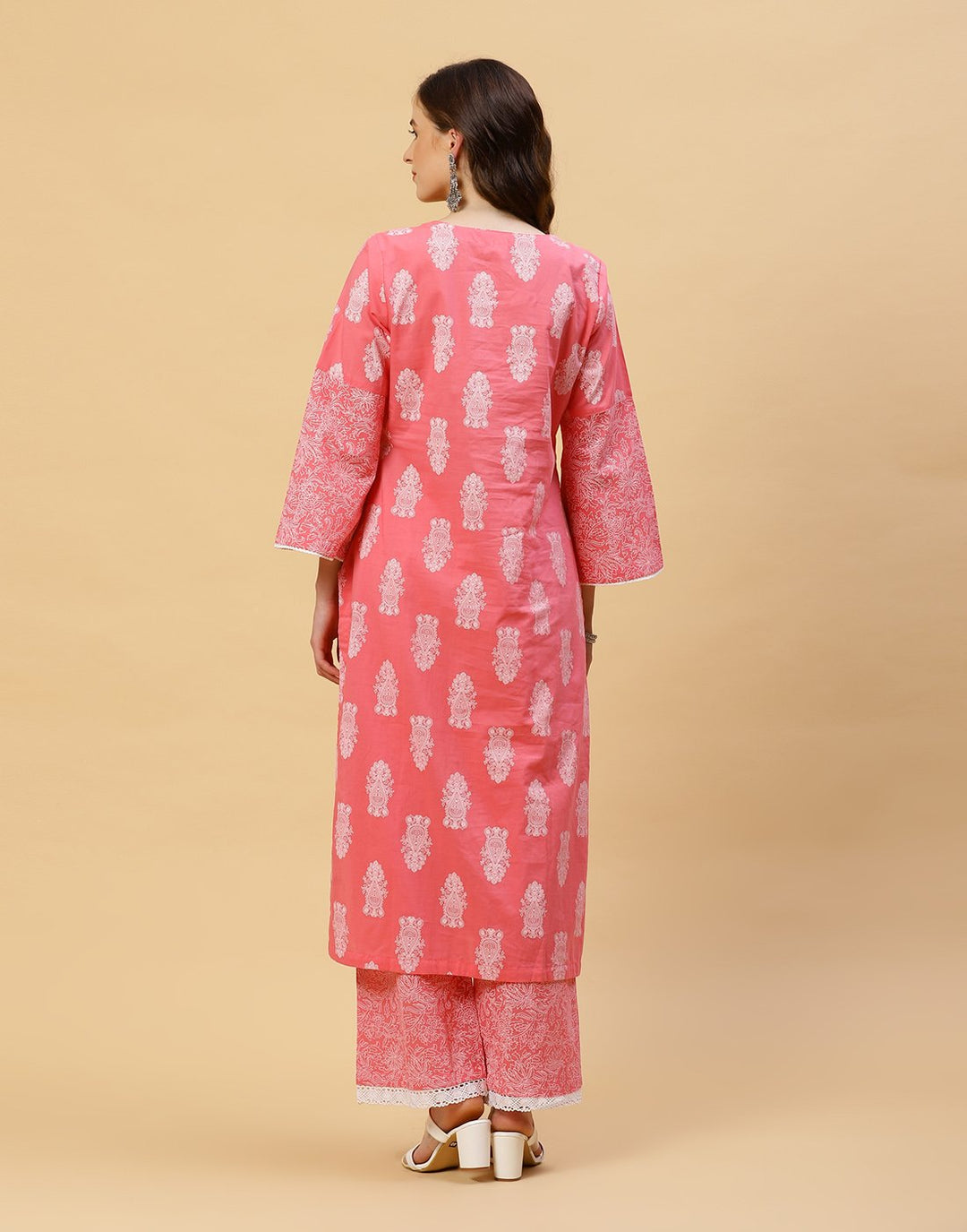 Printed Cotton Kurti With Pant