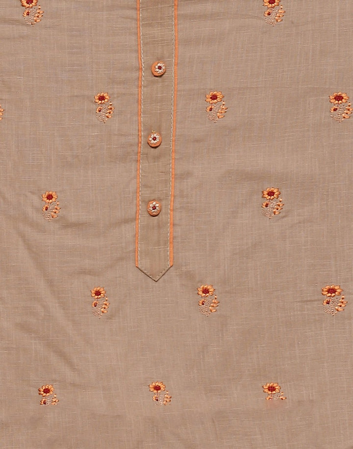 Cotton Embroidered Suit Piece