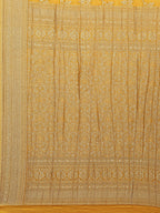 Floral Zari Jaal Georgette Woven Saree