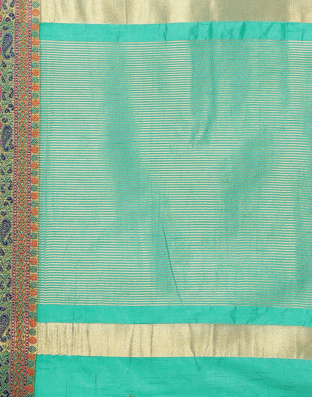 Woven Art Handloom Saree With Zari Booti Border