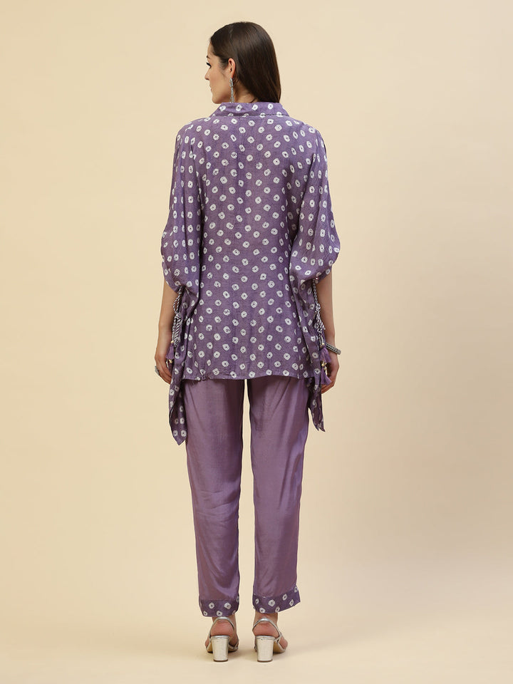 Printed Muslin Kurta With Pants