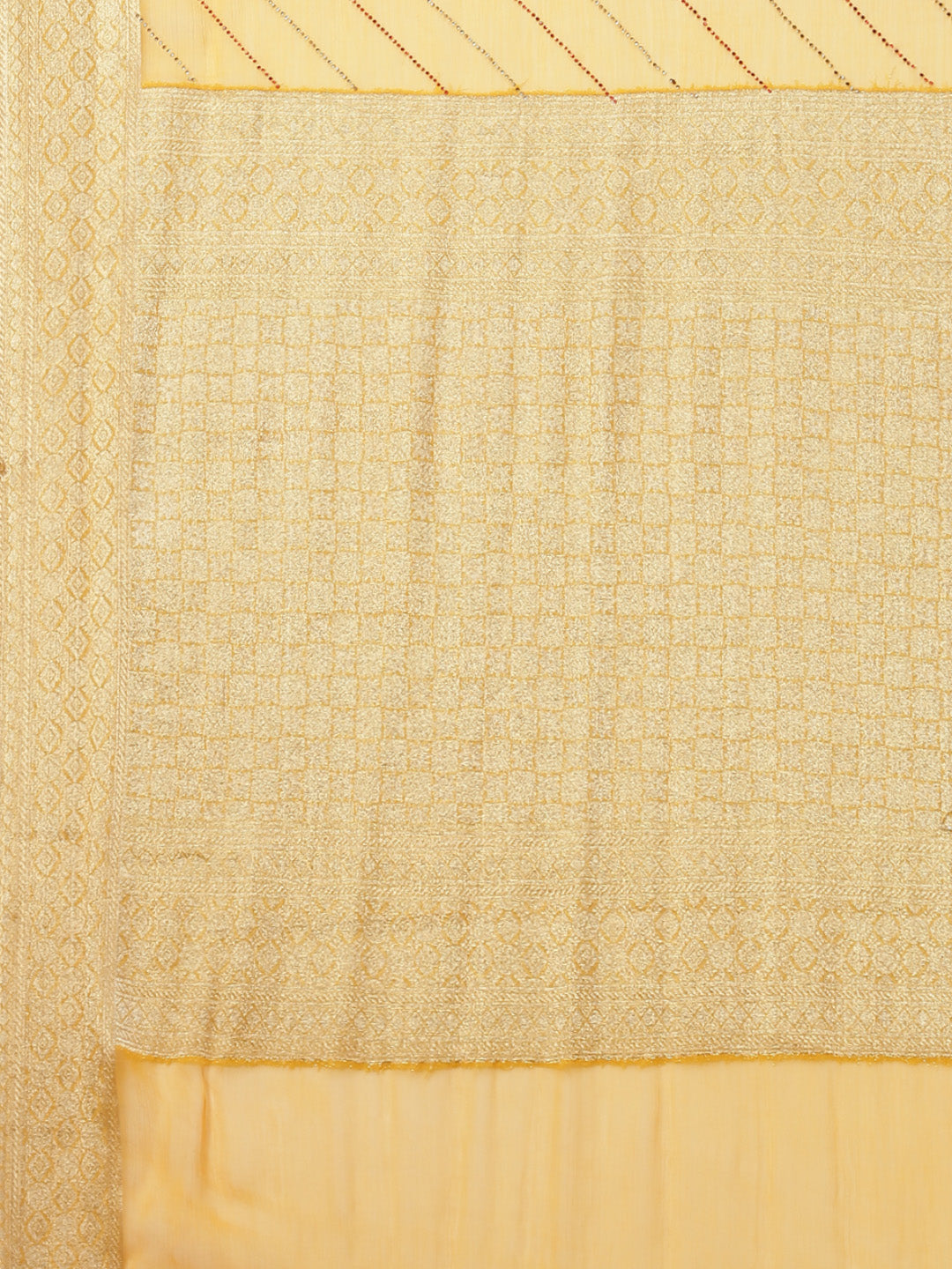 Stone Work Chiffon Plain Saree