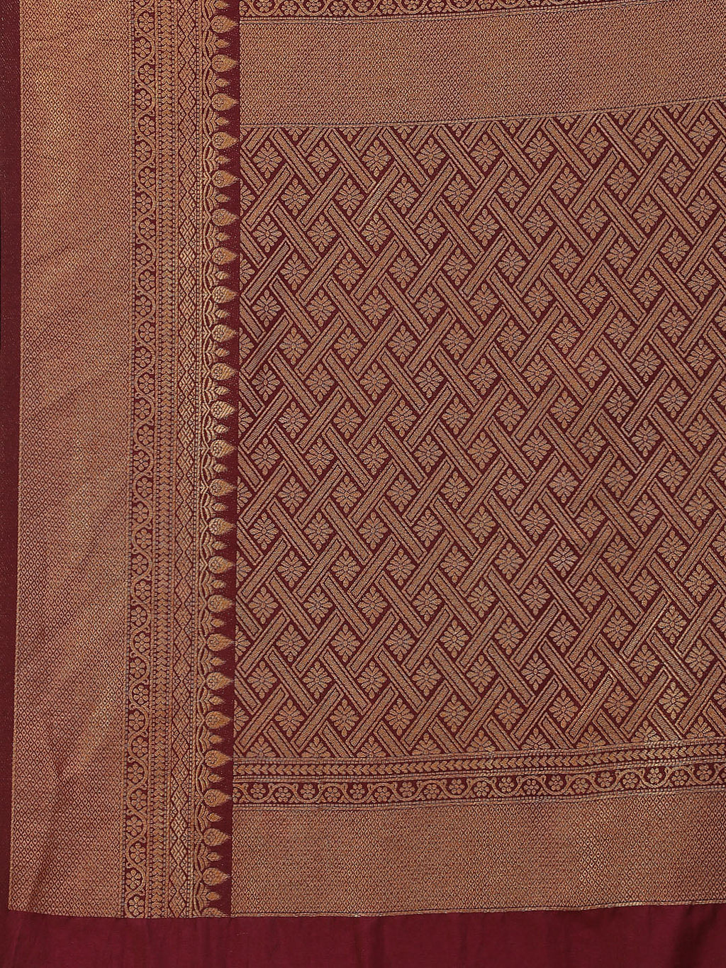 Zari Jaal Art Handloom Woven Saree